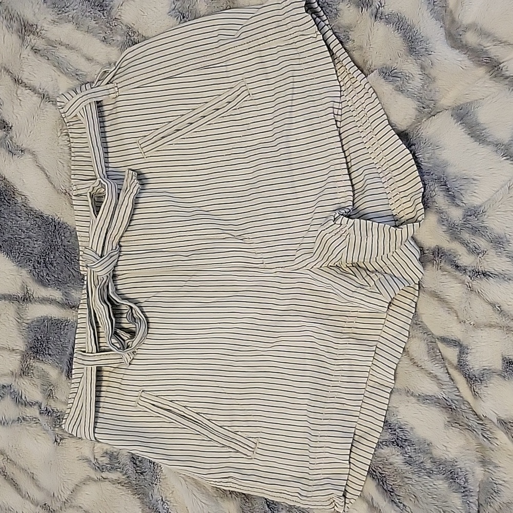 American Eagle Chino Striped Shorts